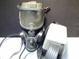 Vintage Kamira Safety Mask ~ industrial / military ? with pack ~ for dis... - $39.95