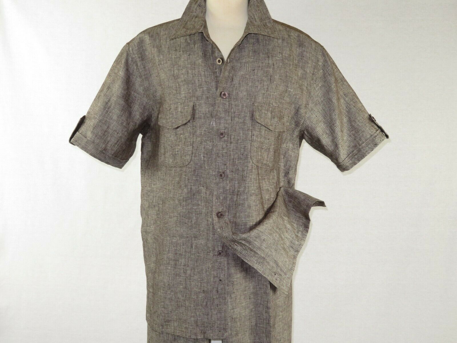 men's 2pc linen sets