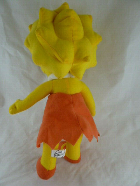 The Simpsons Lisa Simpson Girl Plush 13” Doll Toy factory Matt Groening ...