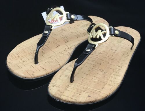 mk cork flip flops