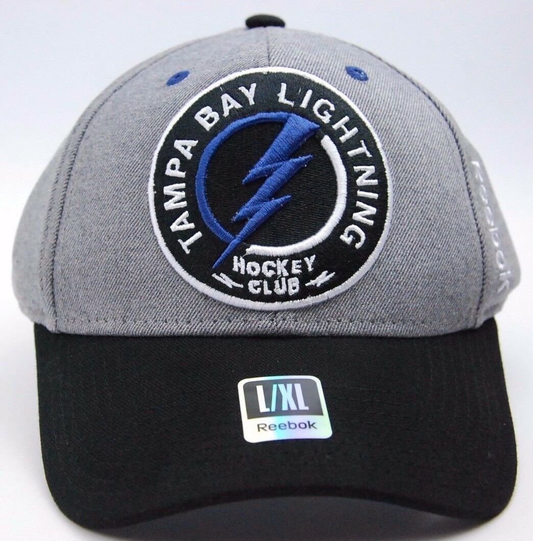 Tampa Bay Lightning Hockey Club Flex Fit NHL Hockey Cap Hat L/XL