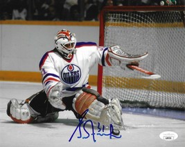 Grant Fuhr Autographed 8x10 Photo JSA COA NHL Edmonton Oilers Signed Butterfly - $54.66