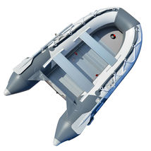 BRIS 9.8 ft Inflatable Boat Dinghy 4 Person Pontoon Boat Tender Fishing Raft image 2