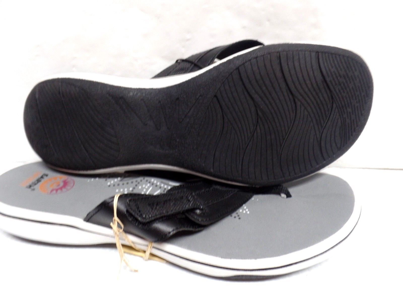Earth Spirit womens Black comfort flip flops sandals - Sandals & Flip Flops