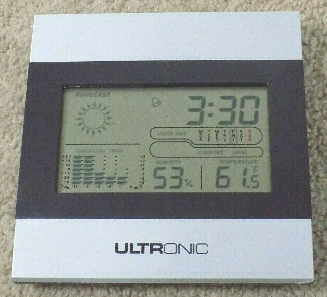 Ultronic Desktop Clock & Weather StationFREE SHIPPING! Weather Stations
