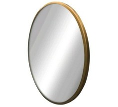 Project 62™ ~ 18&quot; Round ~ Decorative Wall Mirror ~ Metal ~ Brass Colored... - $40.00