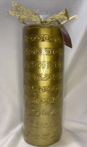 Holiday Glitter Pillar Candle 8" Gold Kohl’s - $11.99