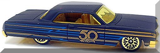 64 impala hot wheels 50th anniversary