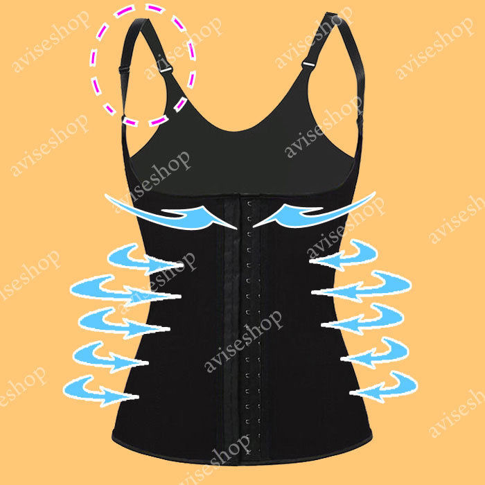 Image of Women Waist Trainer Cincher Vest Underbust Corset Body Shaper Shapewear #