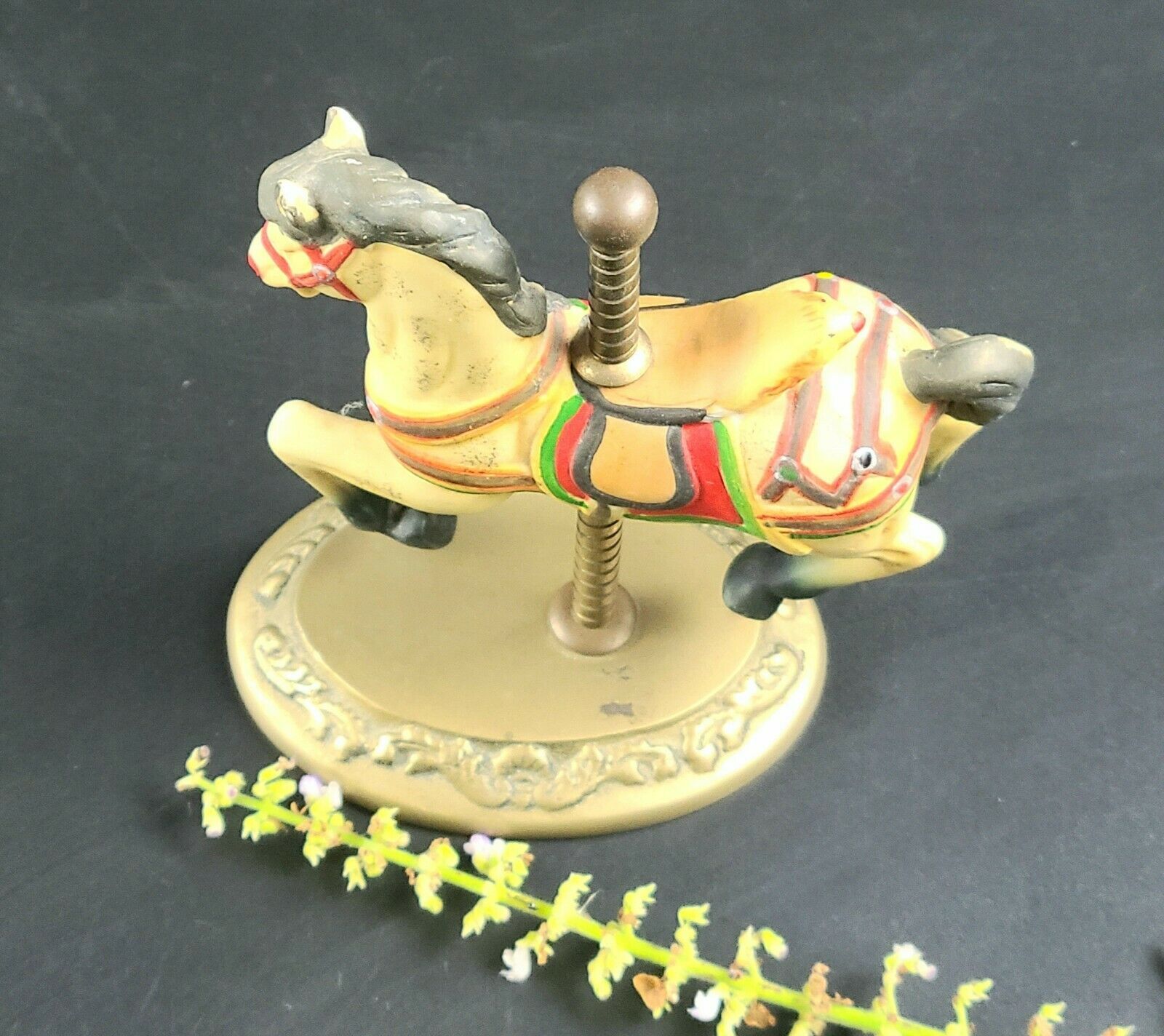 porcelain carousel horse