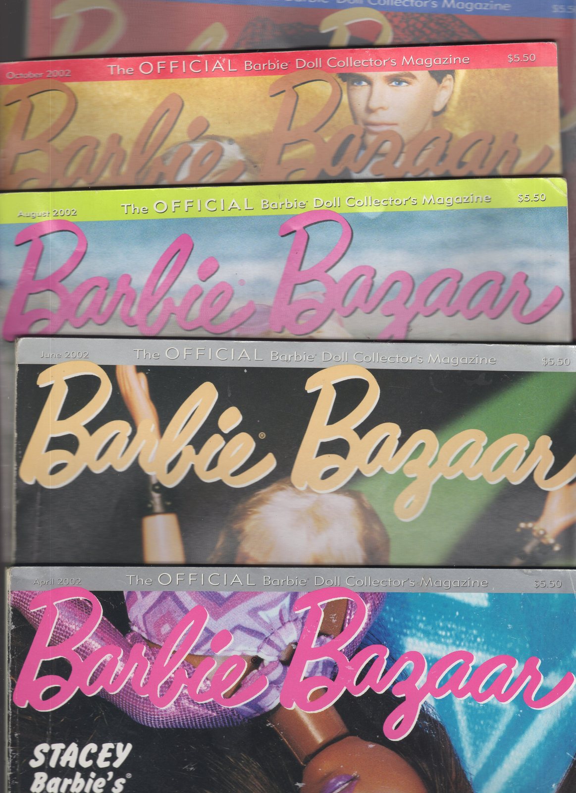 Barbie Bazaar Magazine AUGUST 2002 Back Issue