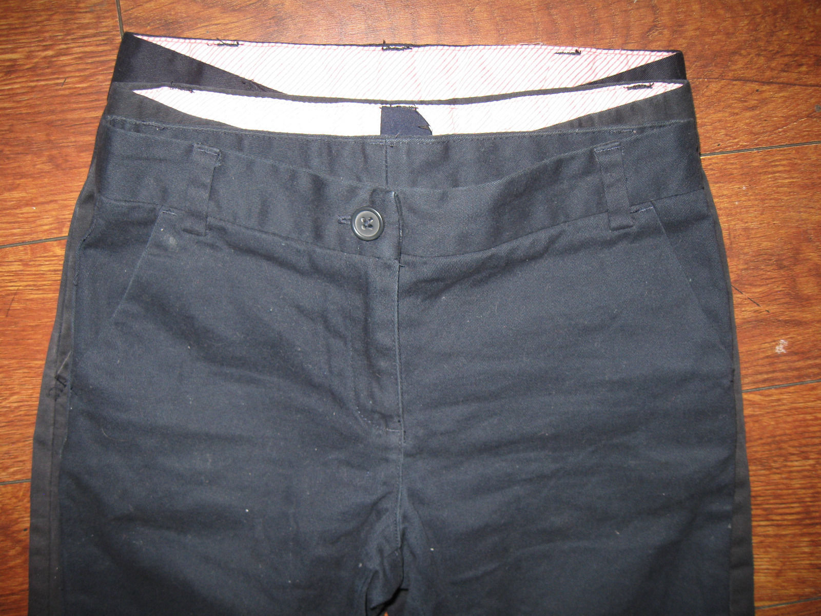 Gap NWT Boys Navy Black Relaxed Khakis in Stretch School Uniform Pants 5 6 12 14