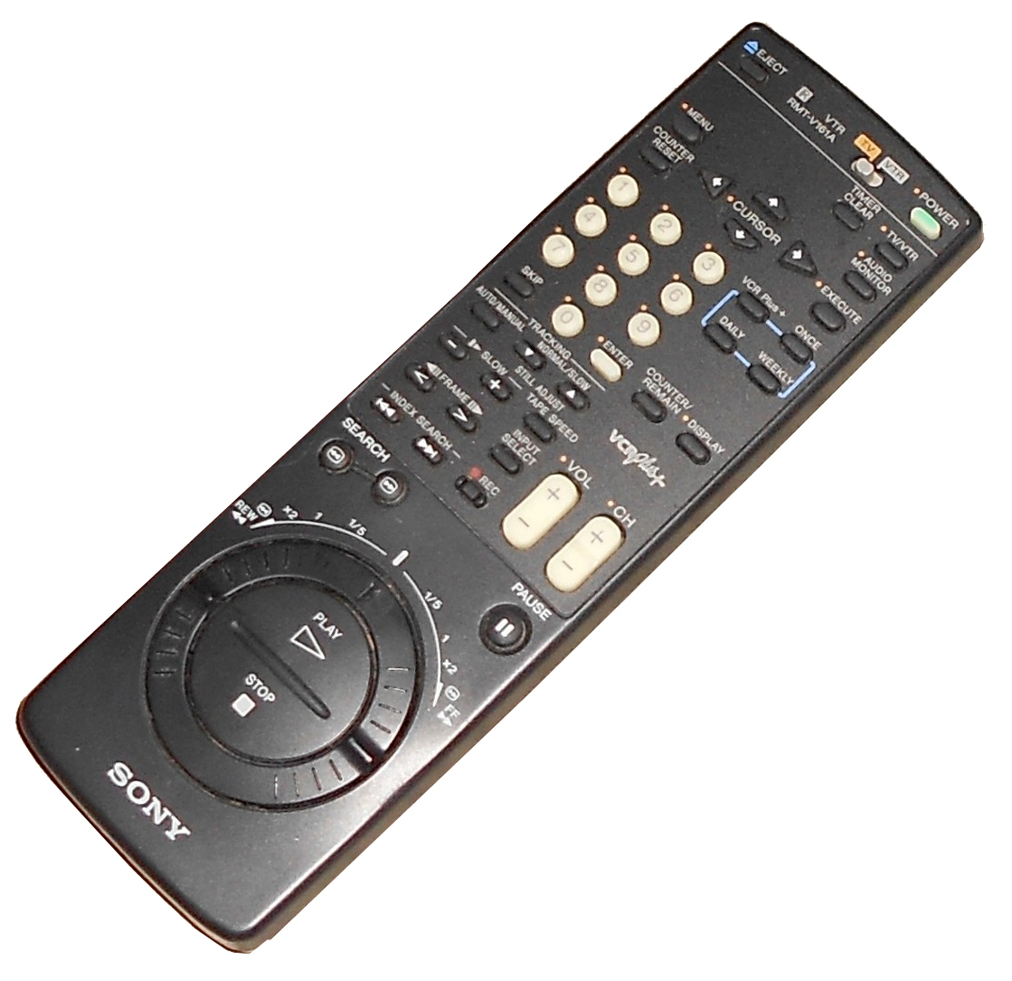 SONY VCR PLUS JOG REMOTE CONTROL Commander RMTV161a Remote Controls