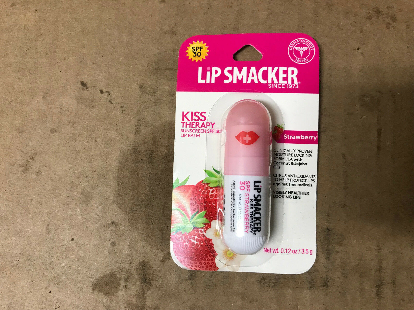 LIP SMACKER Balm KISS THERAPY Sunscreen+Medicated SPF30 Exp CHOOSE FLAVOR Lip Balm & Treatments