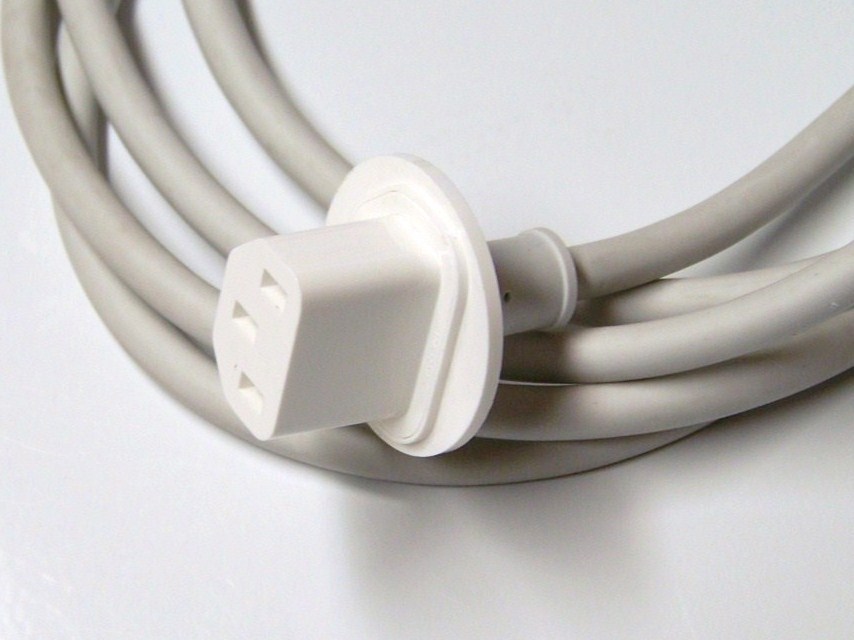 Genuine Apple OEM PowerMac iMac eMac G5 Power Cable Cord White Round