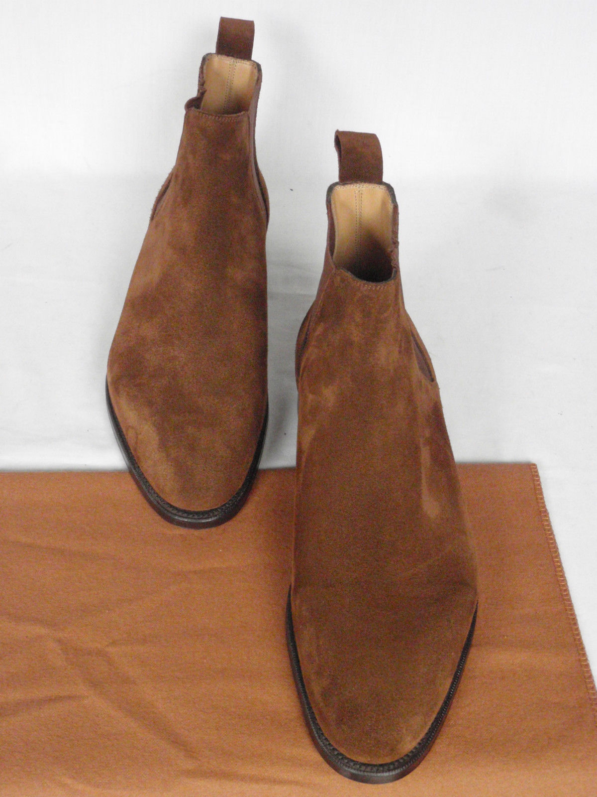 pointed toe brown suede boots