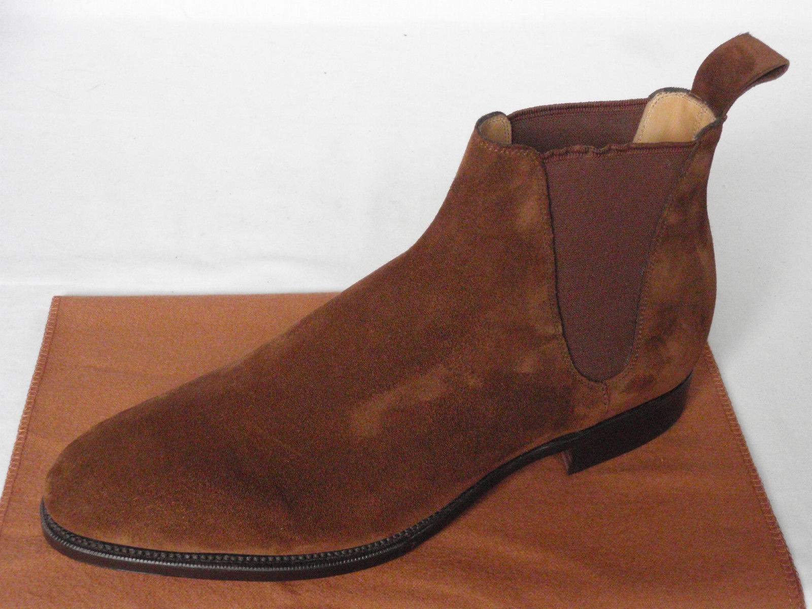 pointed toe brown suede boots