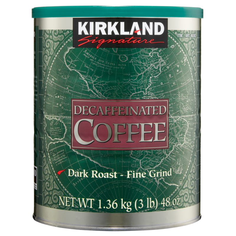Kirkland Signature Decaffeinated Coffee, Dark Roast, 3 lbs - $23.19