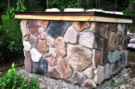 #OAF-04 Fieldstone Garden Molds (14) Make 100s Concrete Stones For Pennies Each image 4