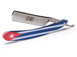 ~SHAVE READY~ MD Barber Straight Razor - Cuba Flag - $37.39
