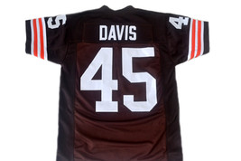 Ernie Davis #45 The Express Movie New Men Football Jersey Brown Any Size image 1