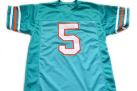 Ray Finkle #5 Ace Ventura Movie Men Football Jersey Teal Green Any Size image 5