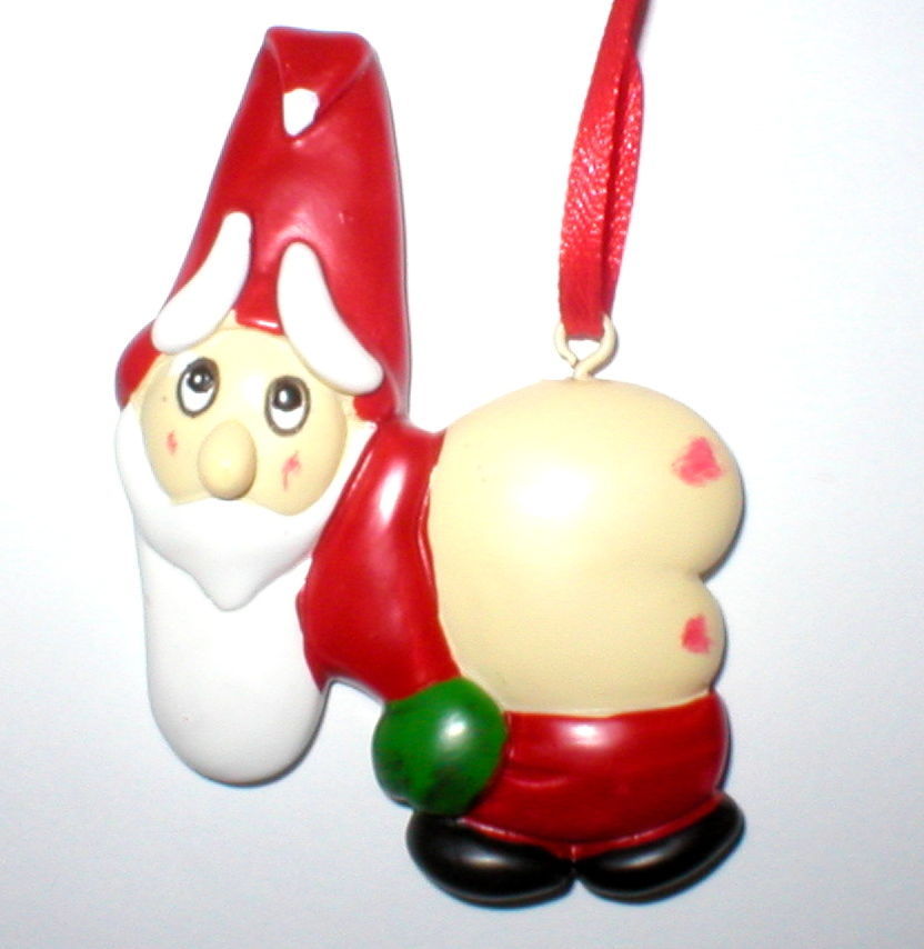 Mooning Santa Claus Gnome Nome Ornament Elf And 50 Similar Items