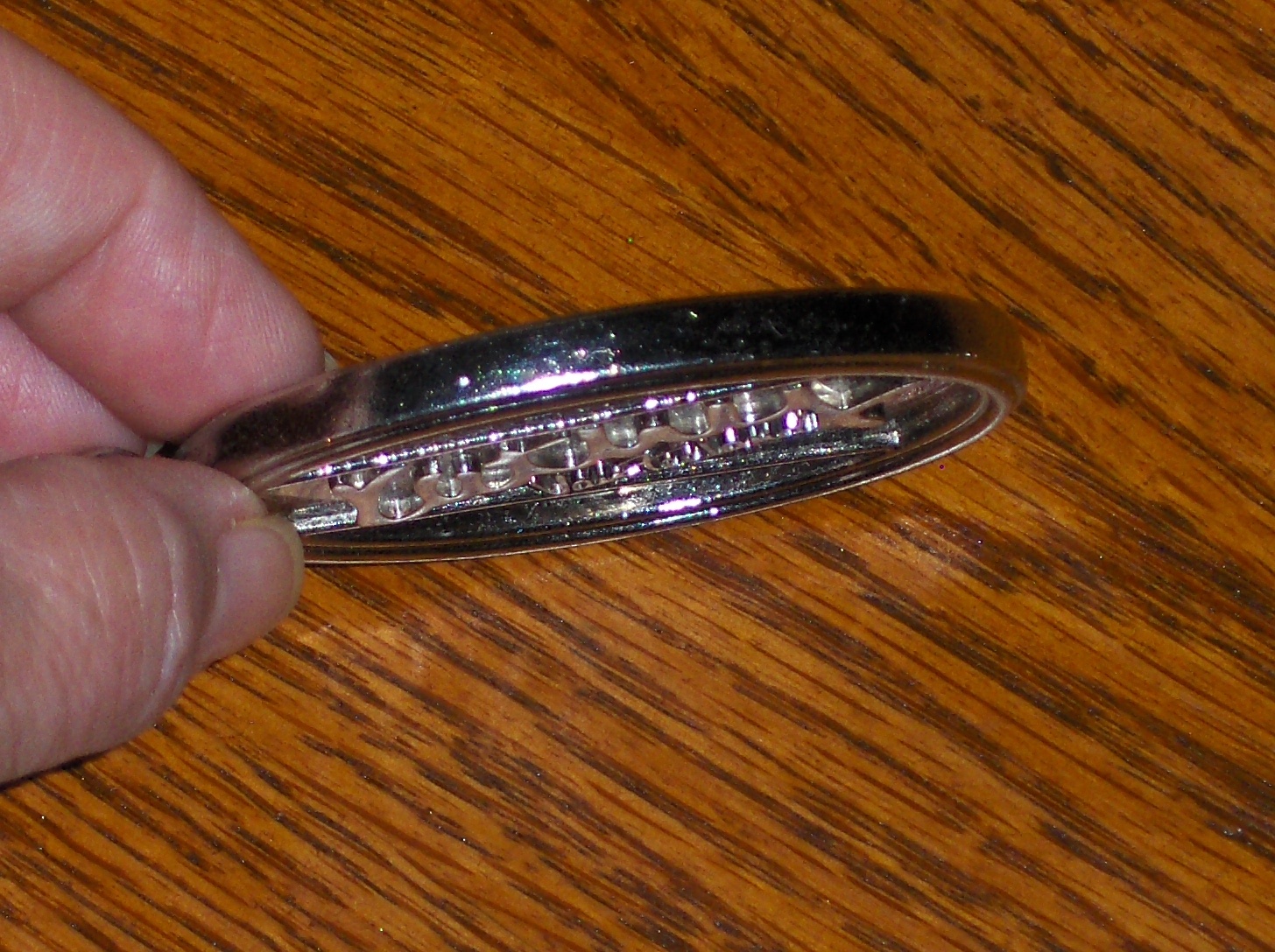 Kathy Van Zeeland Purse Charm Silver Tone Women