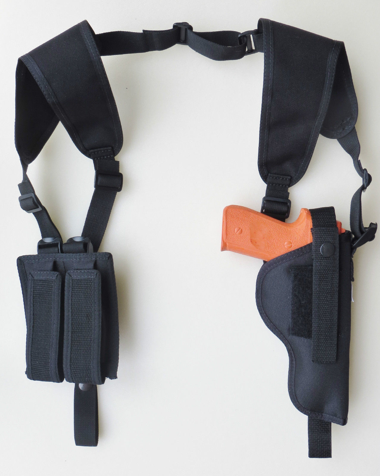 Vertical Shoulder Holster for GLOCK 17, 22 & 31 with DOUBLE MAGAZINE