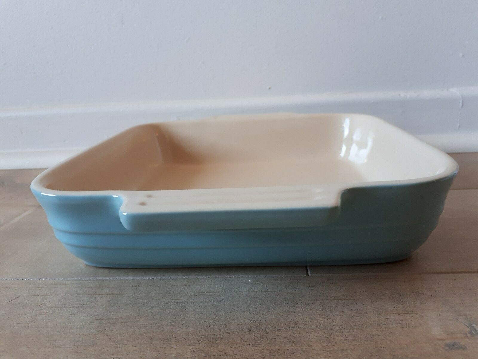 Le Creuset Sky Blue Baking Pan Casserole Dish 9" Square With Handles 1827 Casserole Pans