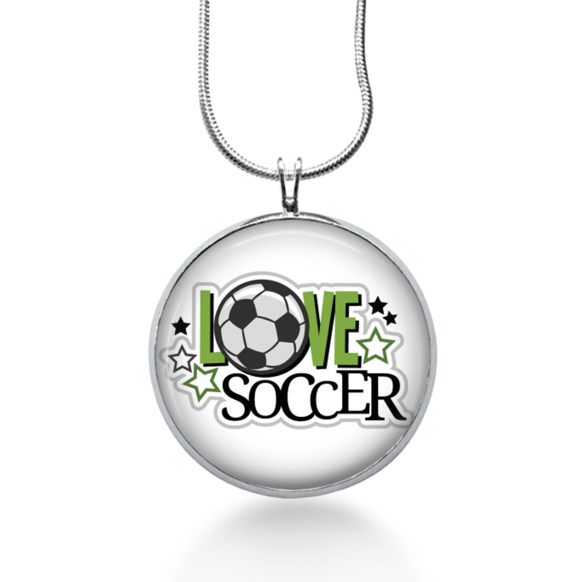 Soccer Love Jewelry, Sports pendant, Soccer Necklace, pendant jewelry ...