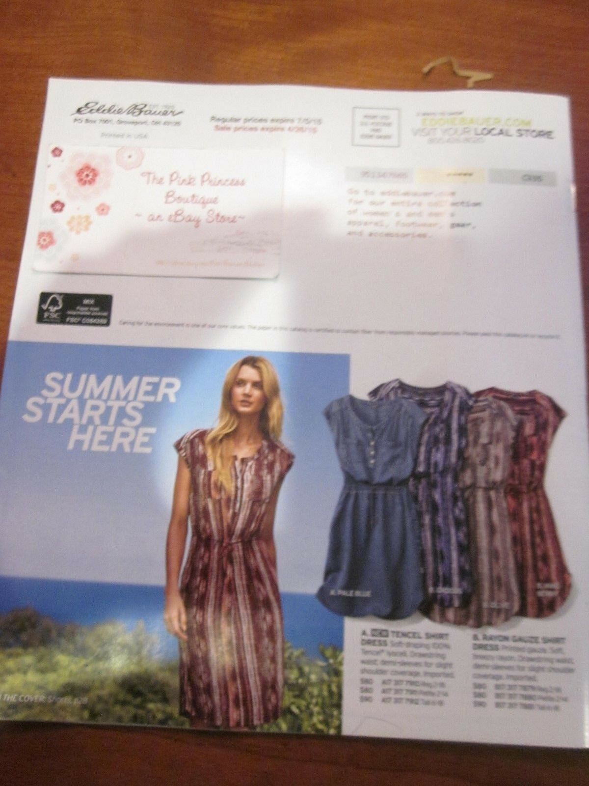 EDDIE BAUER CATALOG YOUR SUMMER ADVENTURE GUIDE BRAND NEW - Catalogs