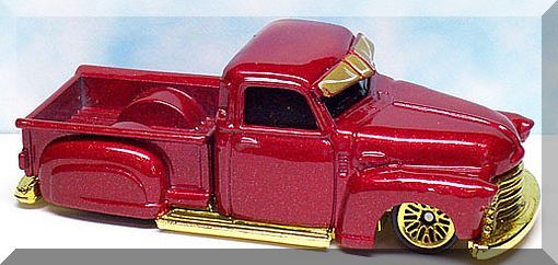 2001 Hot Wheels #15 First Editions 3/36 LA TROCA Red w/Gold Lace Sp