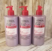 3 Loreal EverPure Sulfate Free 6 in 1 CLEANSING BALM Rosemary Mint 16.9 ... - $89.99