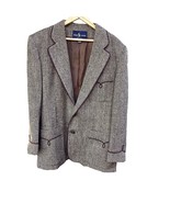 Vtg Ralph Lauren Womens Wool Blazer Tweed Cord Riding Jacket Equestrian ... - $107.48