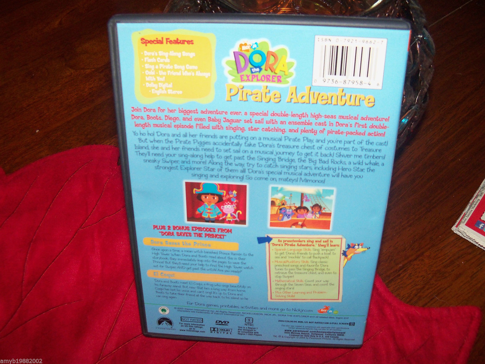 Dora the Explorer - Pirate Adventure (DVD, 2004) EUC - DVDs & Blu-ray Discs