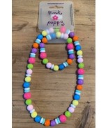 Pink Poppy Multi Color Necklace/Bracelet Set Girls - $9.68