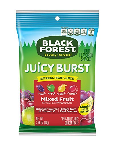 black forest fruit snacks carbs .8 oz