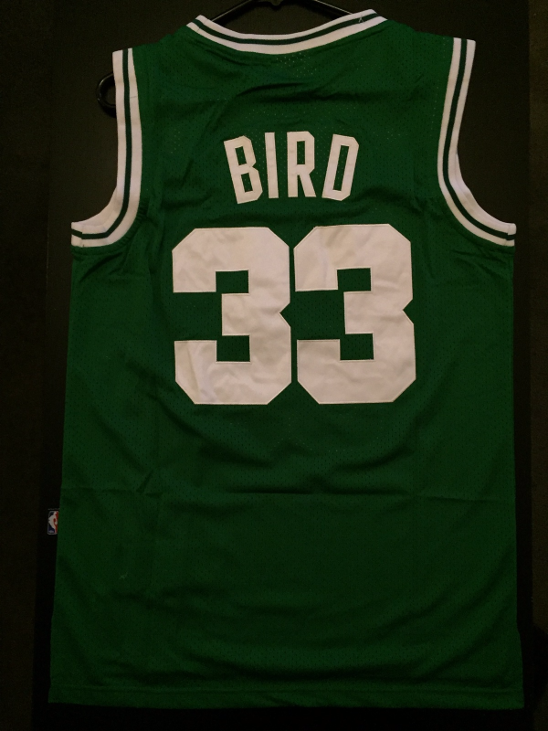 NWT Larry Bird #33 Boston Celtics Throwback Classic Jersey Stitched Men ...