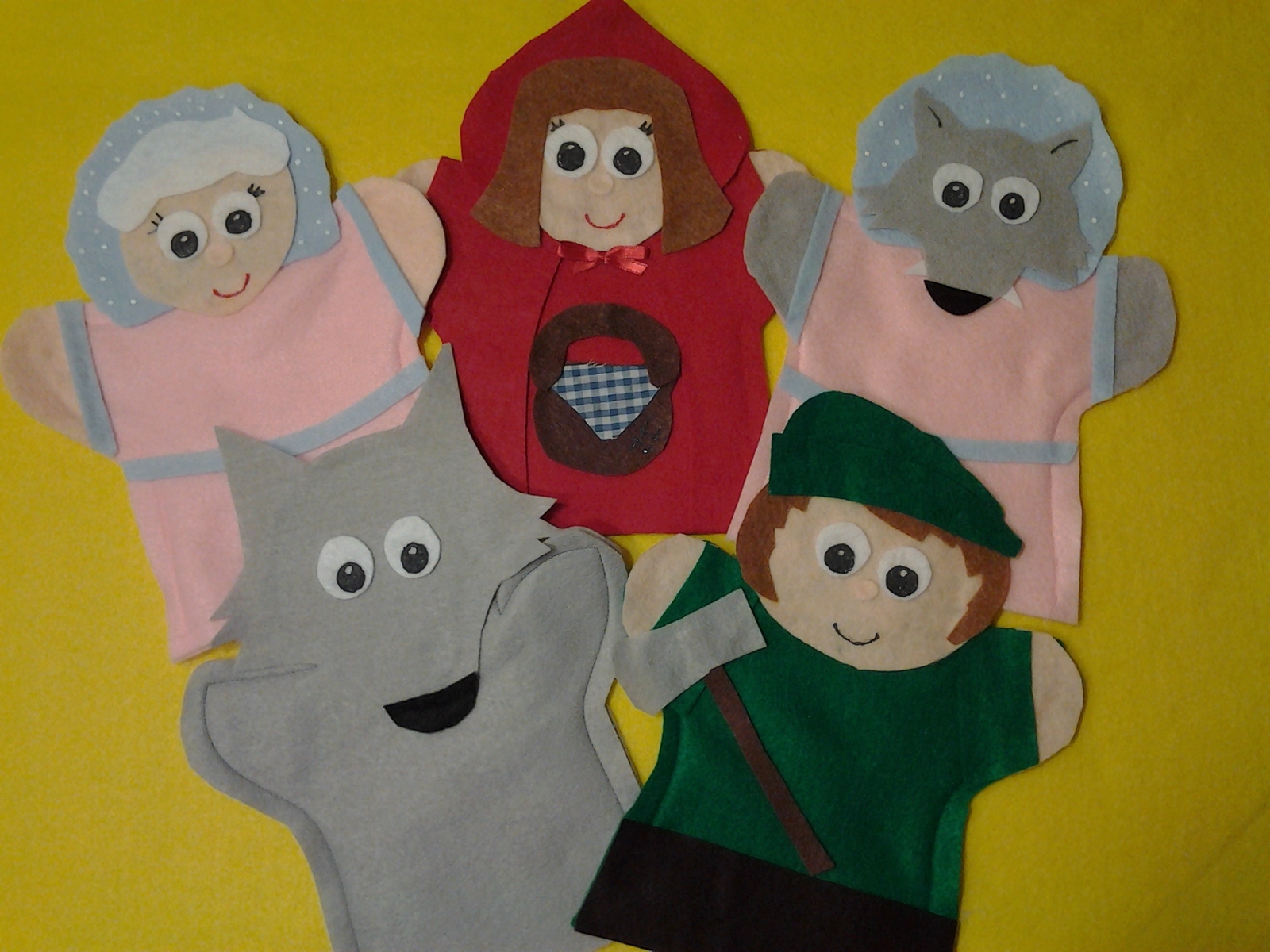 little red riding hood hand puppets