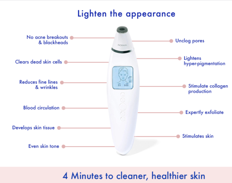 Vanity Exfora Microdermabrasion Facial Cleansing Wand For All