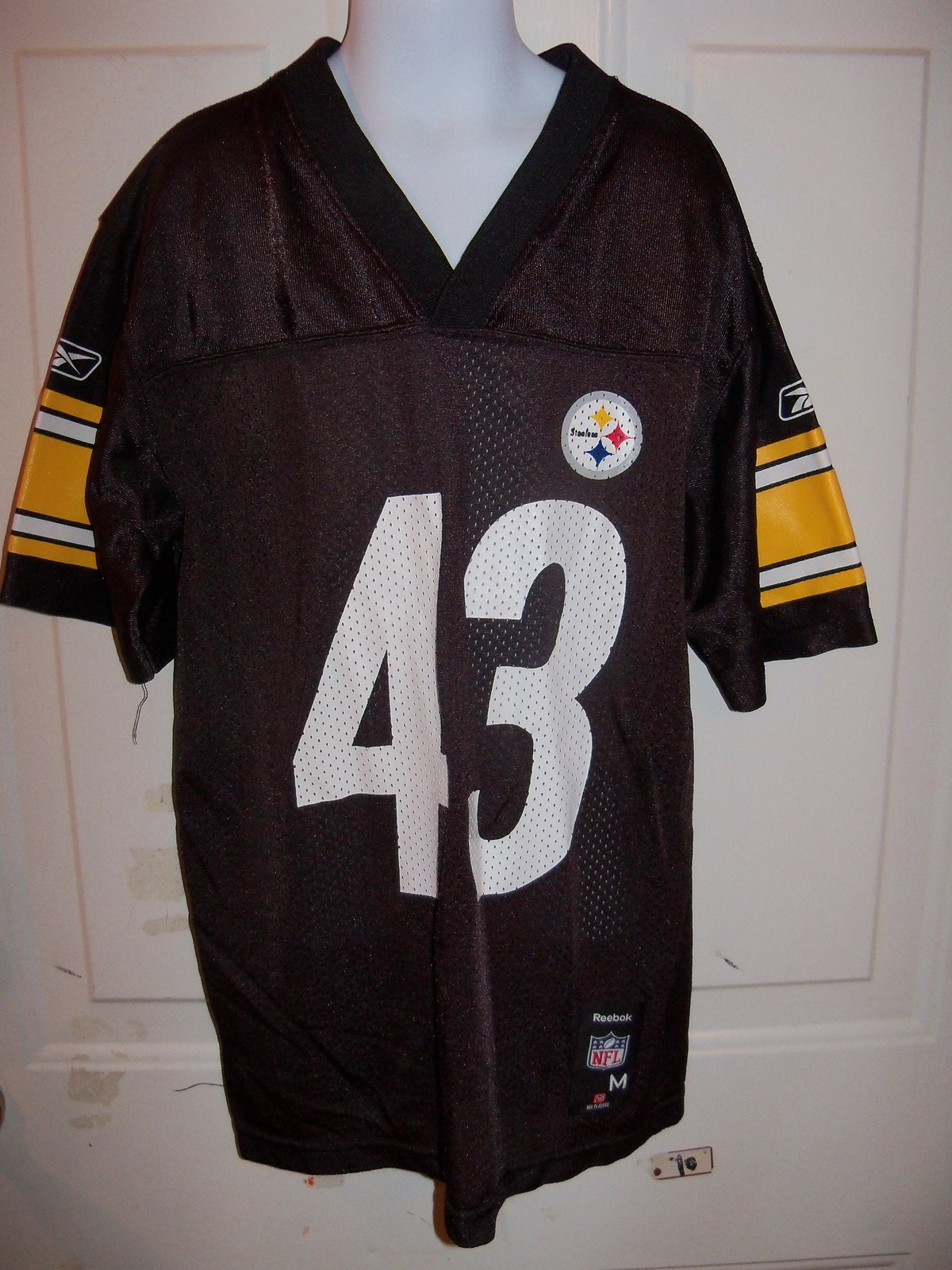 Reebok Pittsburgh Steelers Troy Polamalu Stitched Jersey Size 50