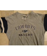 GRAY DALLAS COWBOYS  NFL EMBROIDERED  LEE SPORT SHIRT YOUTH L FREE US SH... - $23.68