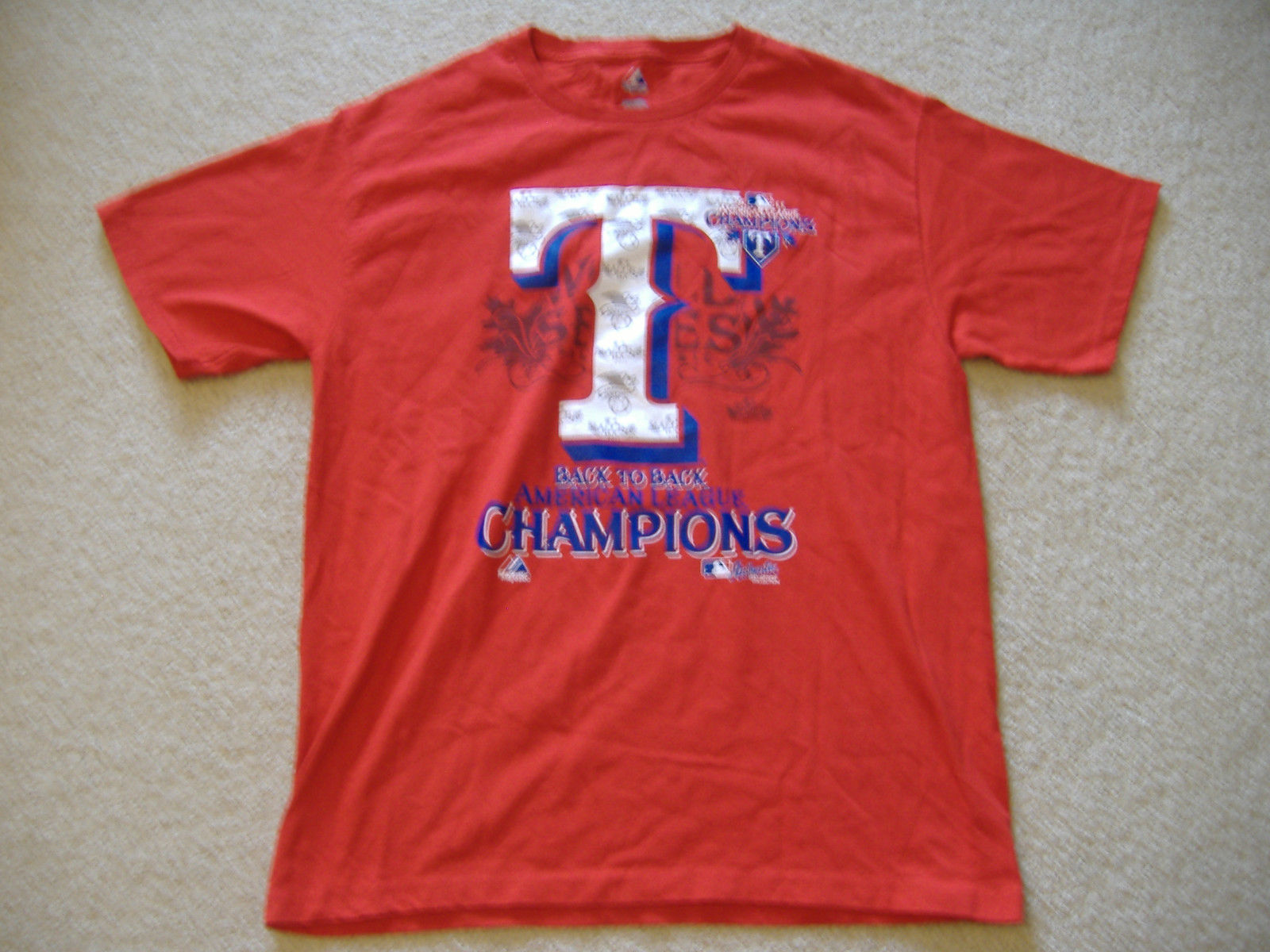 texas rangers champion shirt