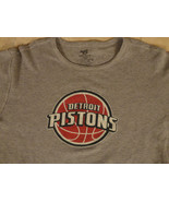 VINTAGE GRAY DETROIT PISTONS SWEATSHIRT ADULT XL NBA NICE RARE FREE US S... - $37.46