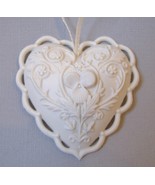 From The Heart Margaret Furlong 1997 Ornate White Porcelain Victorian Or... - $14.00