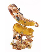 Giraffe Baby Jewelry Trinket Box Decorative Collectible #MCK11 - $50.17