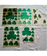 St Patricks Day Sticker Lot Hallmark AG Leprechaun Shamrock Green Irish ... - $5.00