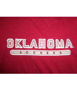 NCAA University Of Oklahoma OU Sooners Red & Gray Graphic Jersey Shirt - M - $17.66