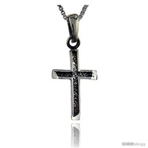 Sterling Silver Latin Cross Pendant, 7/8 in  - $31.36